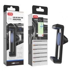 MTK ET801 MOBILE SUPPORT WITH CAR AIR VENT FOR MOBILE PHONE BLUE ( 0500052 )